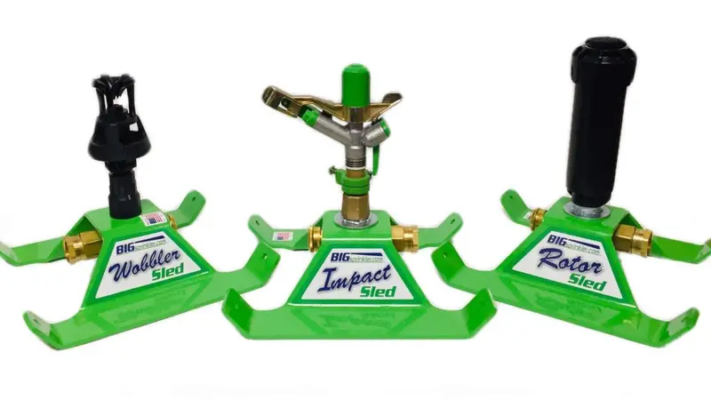 Big Sprinkler Heavy-Duty Sled-Type Sprinkler – Large-Area Water Distribution 1