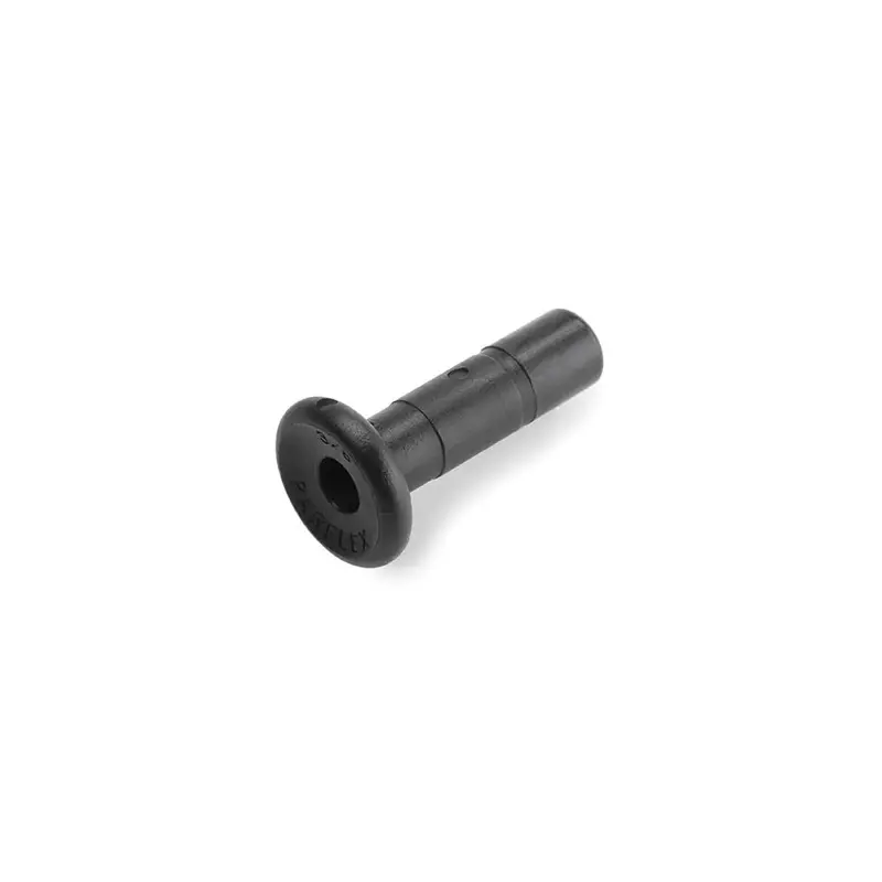 Black Kynar Pvdf 3/8-Inch Threaded Plug 1