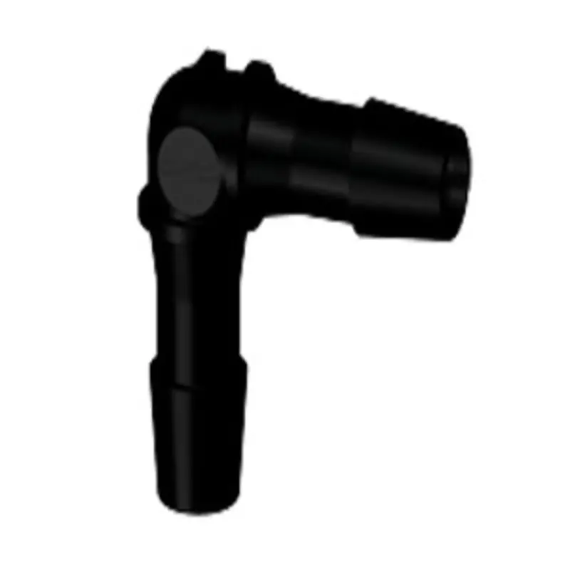 Black Nylon He831 90° Elbow Fitting – 1/4" Hb 1