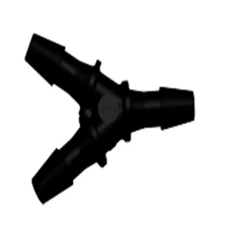 Black Nylon Hy431 Y-Branch Fitting – 1/8" Hb Triple Port 1