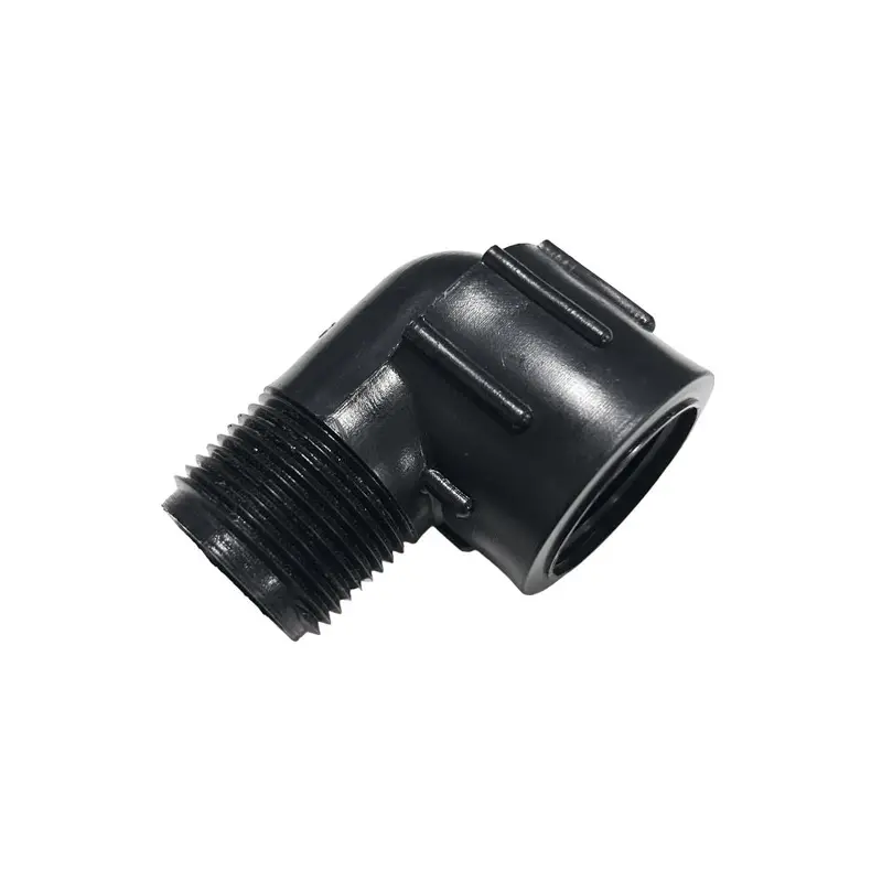 Black Polypropylene 90-Degree Street Elbow — 3/4-Inch Male And Female Pipe Thread 1