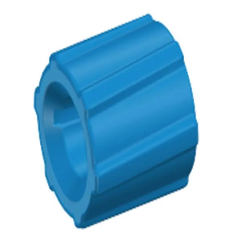 Blue Nylon Stationary Luer Lock Ring – Reliable Connection 1