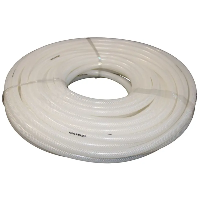 Braided Silicone Tubing – 1/8" Id × 0.365" Od 1