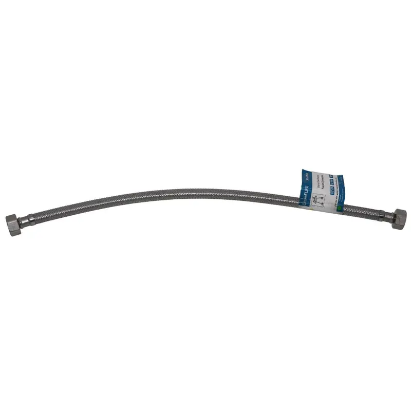 Braided Stainless Steel Water Supply Line (1/2" Fip × 1/2" Fip, 20" Long) 1