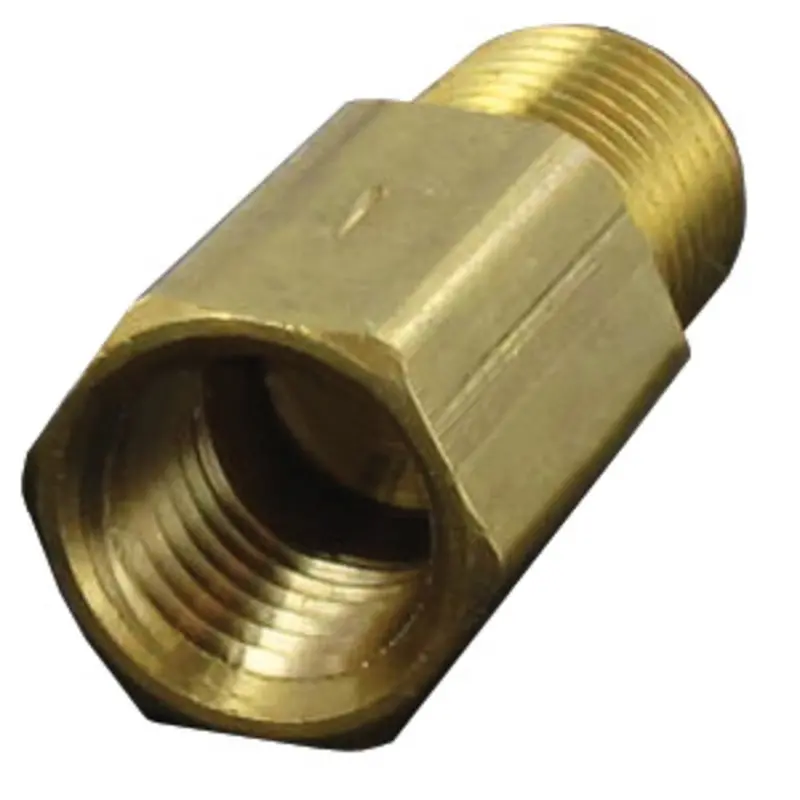 Brass Inline Check Valve – 1/4" Male Pipe Thread Inlet, 1/4" Female Pipe Thread Outlet 2