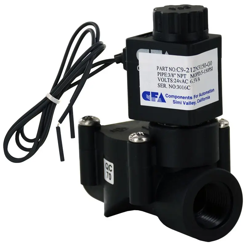Cfa C9 Series Normally Closed Solenoid Valve – 3/8-Inch Fpt, 24 Vac 1