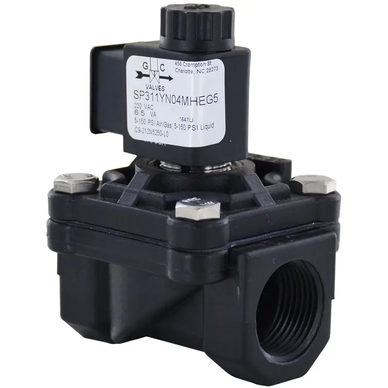 Cfa C9 Series Solenoid Valve With Flow Control – 3/4-Inch Fpt, 220 Vac 1
