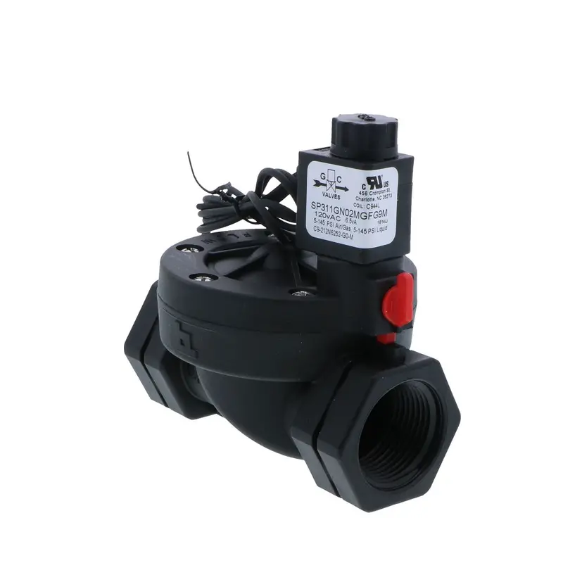 Cfa C9 Series Solenoid Valve With Manual Override – 1-Inch Fpt, 120 Vac 1