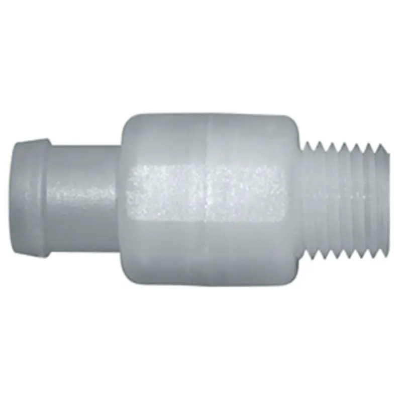 Colder Drumquik 2879800 Vent Check Valve With 1/2" Hose Barb And 1/4" Mnpt Fitting, Santoprene O-Ring 1