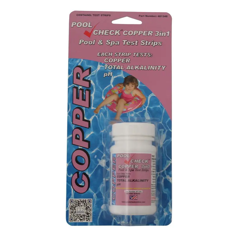 Copper, Ph, And Total Alkalinity Test Strips – 50-Strip Bottle 1