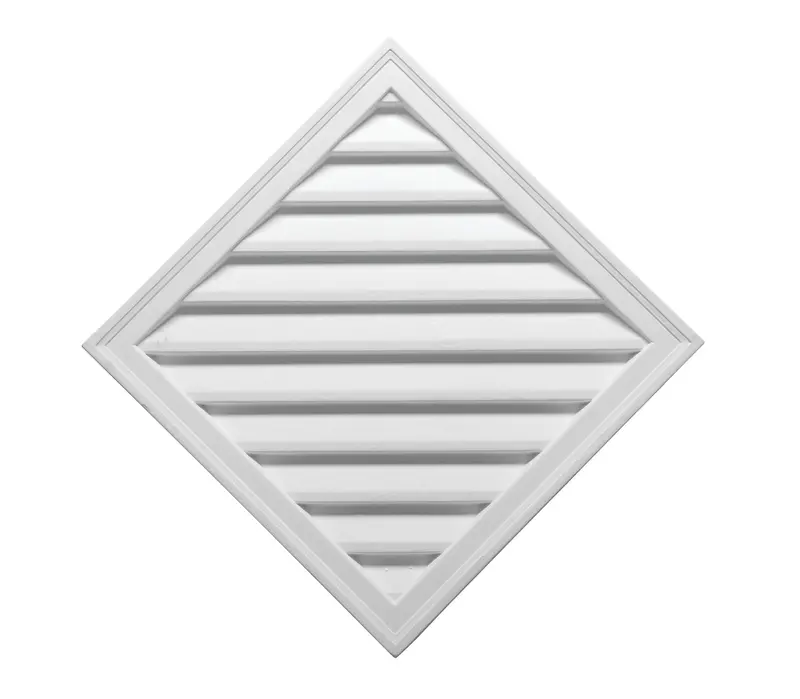 Diamond-Shaped Decorative Louver In Brickmould Style 1