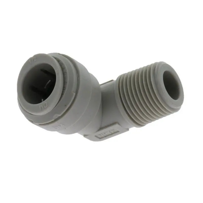 Dmfit 1/2" Push-To-Connect × 3/8" Nptf Male Elbow Fitting 1