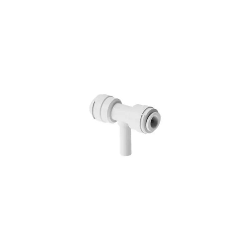Dmfit Acetal White Branch Stem Tee – 1/4" Quick-Connect × 1/4" Qc × 1/4" Od 1