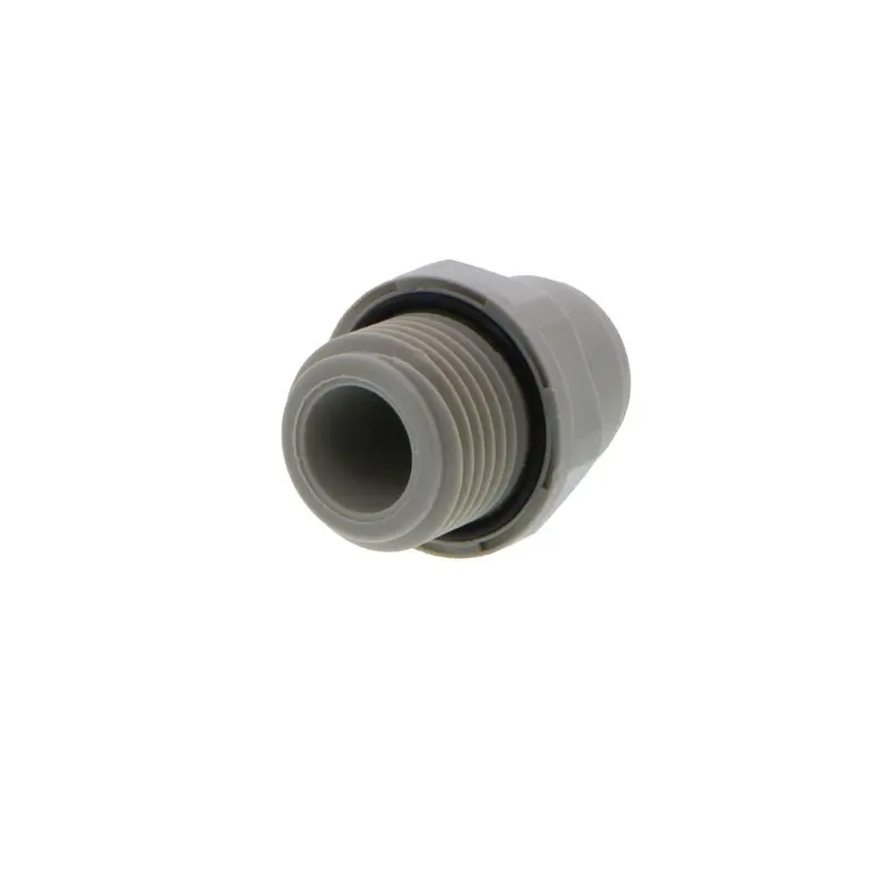 Dmfit Straight Bsp(P) Adapter: 3/8" Push-In To 1/2" Male British Standard Pipe Thread 2