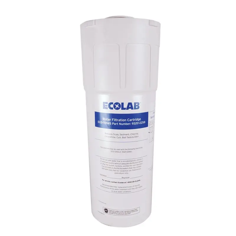 Ecolab Eco-T014S Cto/Cyst/Scale Reduction Filter – 14" X 2.5", 7 Gpm, 0.5 Micron 1
