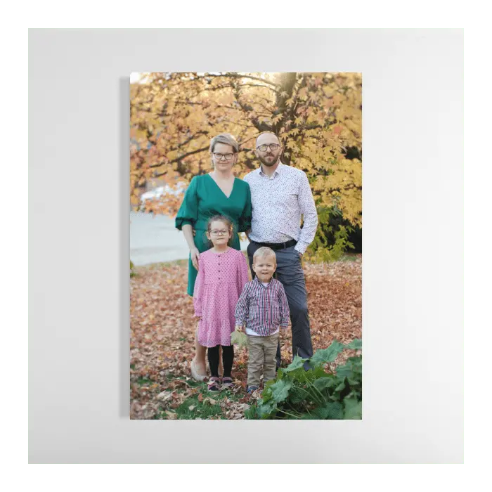 Elegant Vertical Glass Photo Print 1