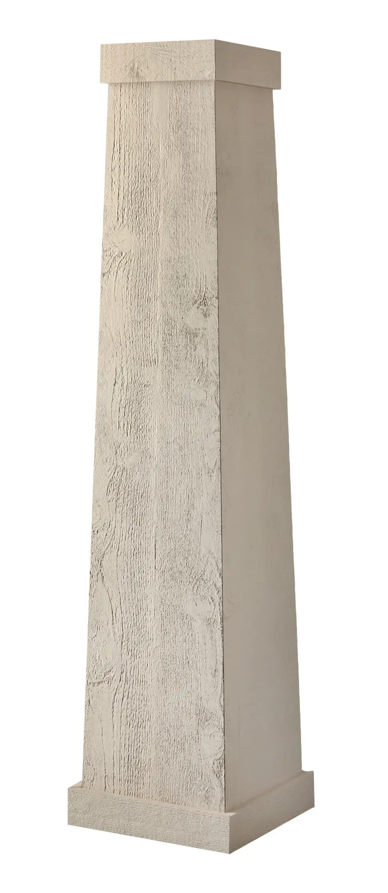 Evercedar Tapered Column Wraps – Wood-Textured Flat-Pack Solution 1