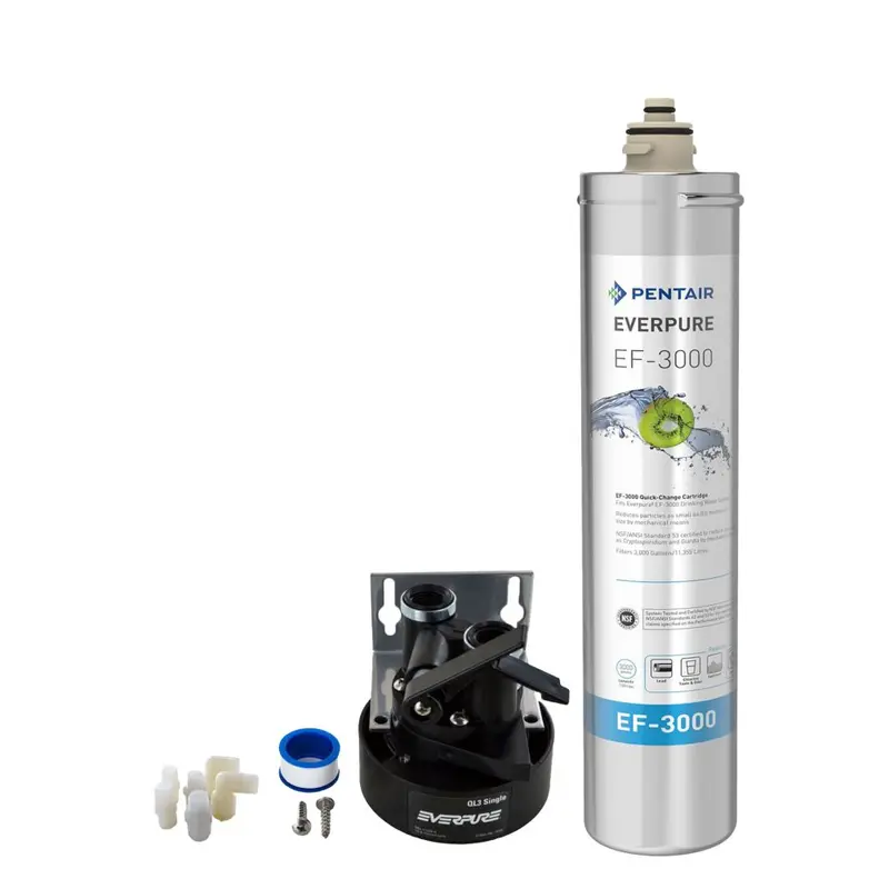Everpure Ef-3000 Full-Flow Drinking Water Filtration System With Accessory Bundle 1