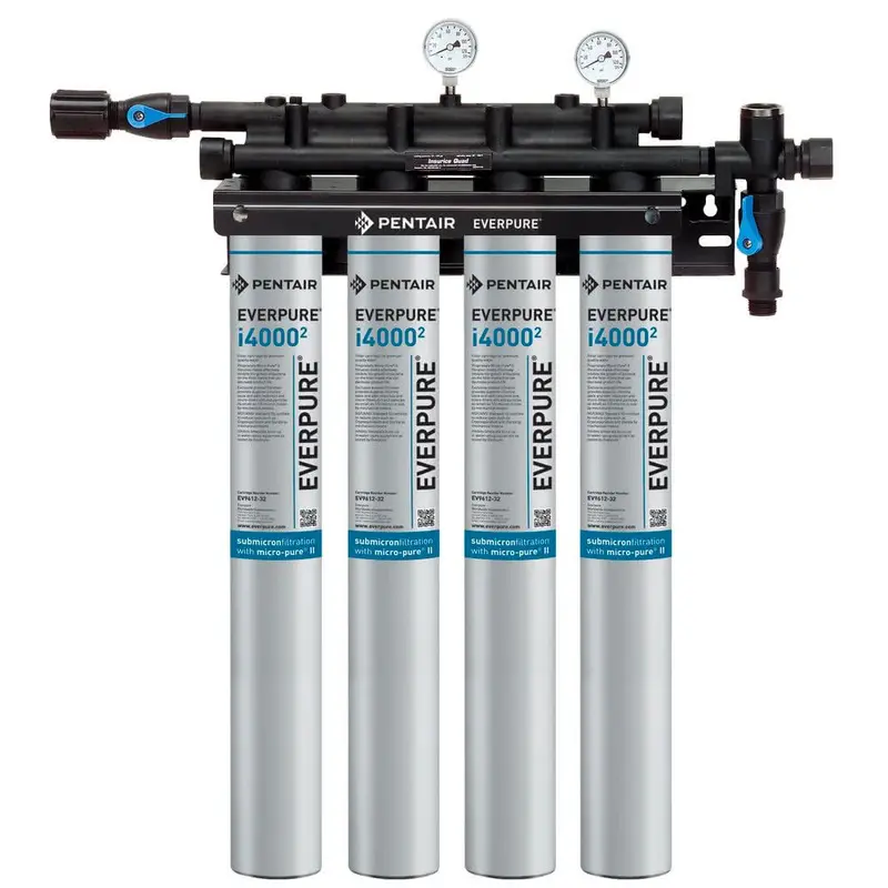 Everpure Insurice Quad-I4000(2) Four-Stage Filtration System (Ev9325-04) 1