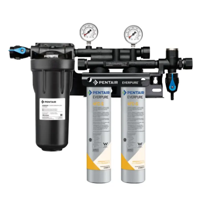 Everpure Qc7I High-Performance Filter System – Dual Cartridge (2×4Fc-S) With 10" Prefilter 1
