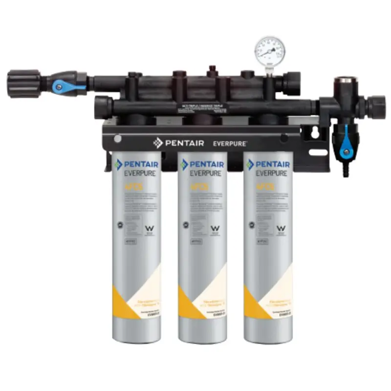 Everpure Qc7I High-Performance Filter System – Triple Cartridge (3×4Fc5), No Prefilter 1