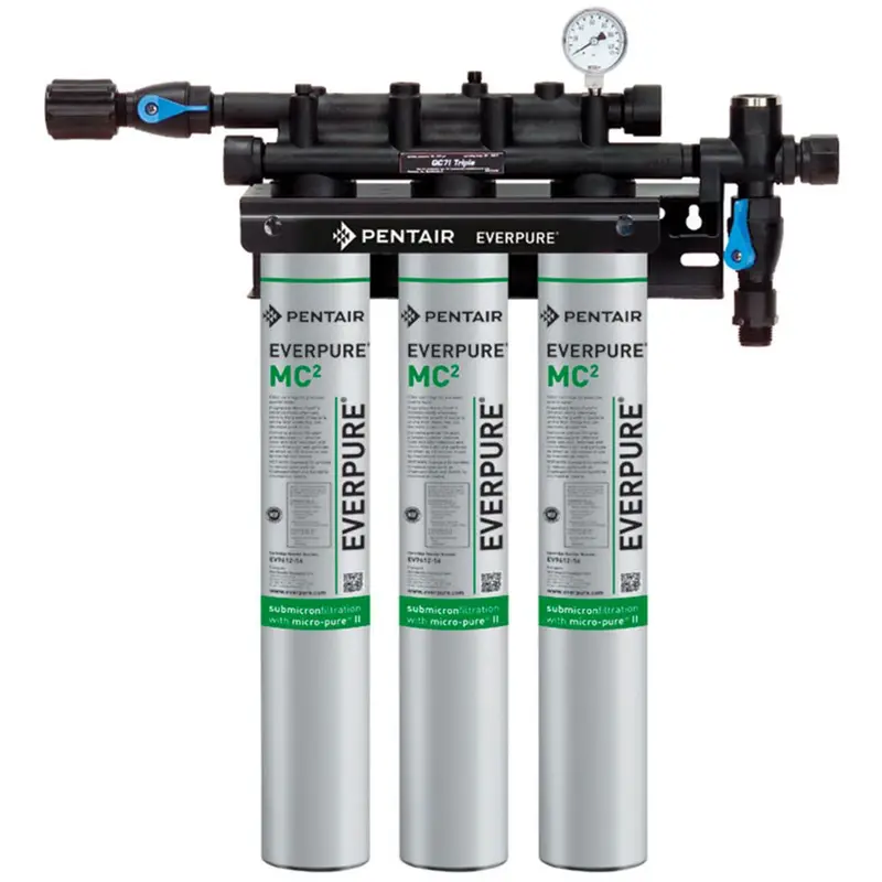 Everpure Qc7I Triple-Media Filter System (Ev9275-03) With Mc2 Cartridges 1