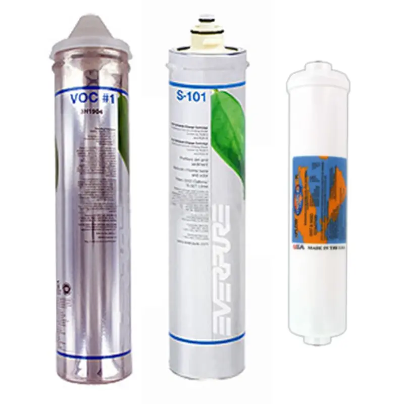 Everpure Rom Iii Replacement Cartridge Set (3-Pack) – 1/4-Inch John Guest Fittings 1