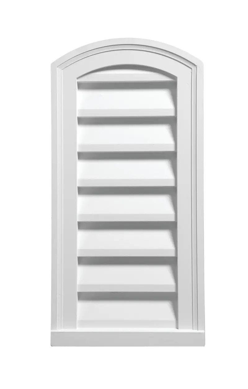 Eyebrow-Style Functional Louver With Brickmould Finish 1