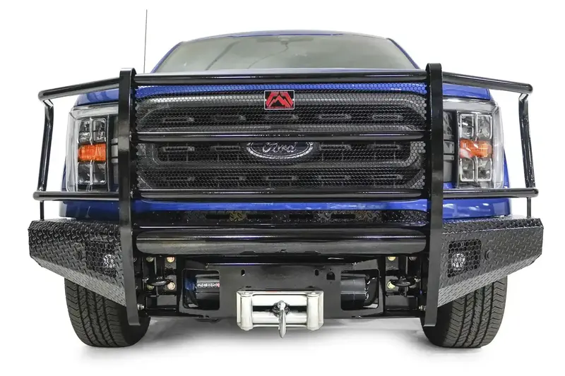 Fab Fours Ff21-K5060-1 Heavy-Duty Black Steel Front Bumper 1