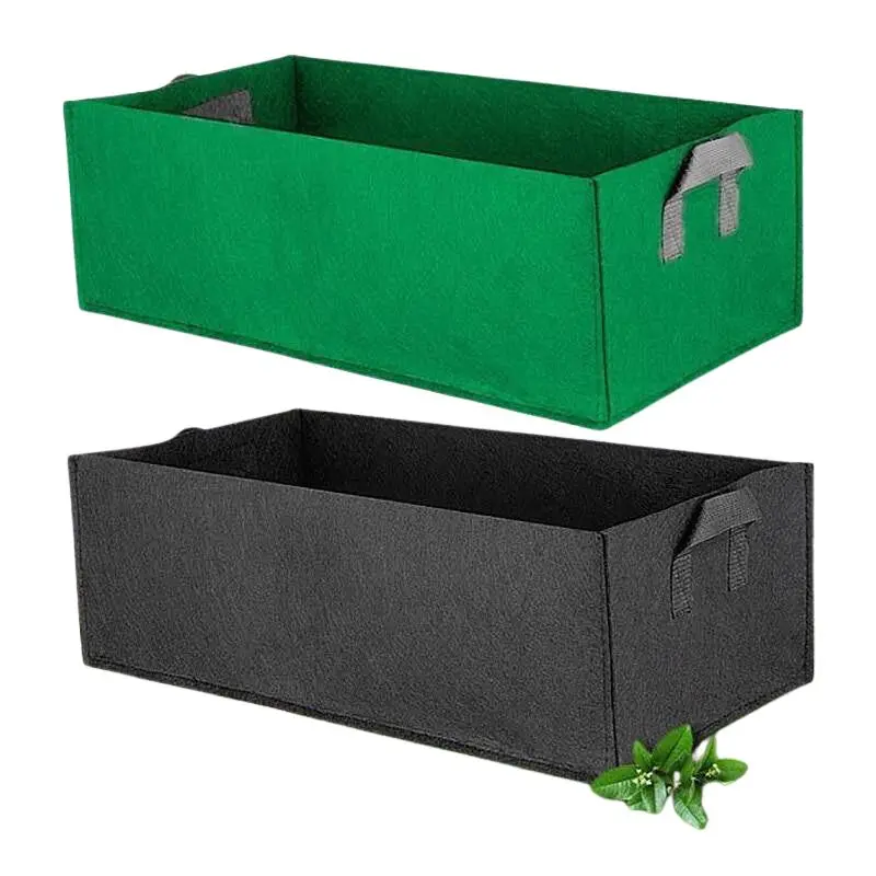 Fabric Planting Grow Box With Reinforced Handles For Easy Transport 1