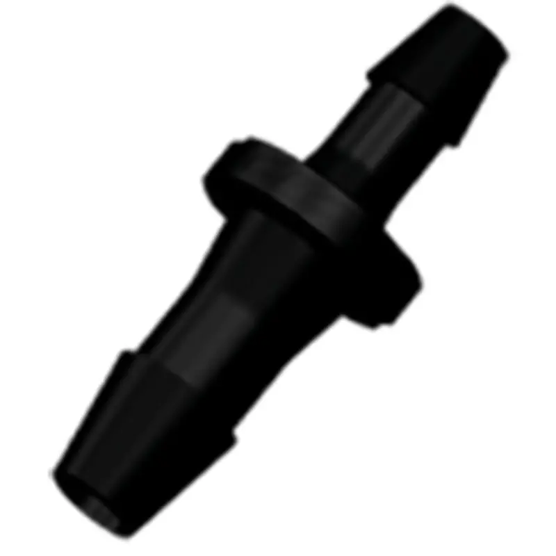 Fitquik Nylon Straight Tube Reducer Fitting – 1/4" To 3/16" Id (Black) 1