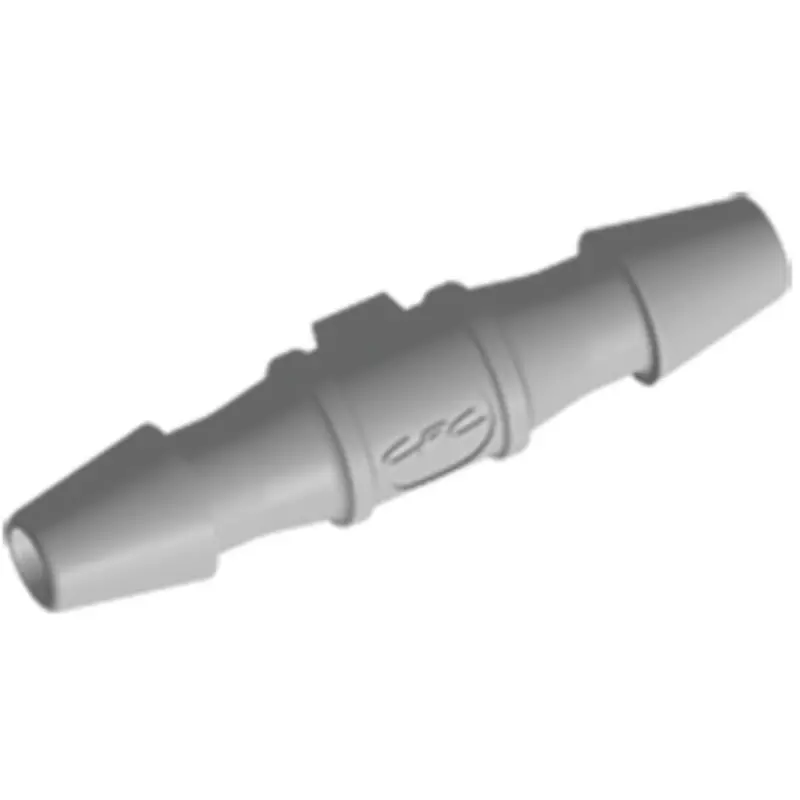 Fitquik Polypropylene Straight Tube Fitting – 1/16" Id × 1/16" Id 1