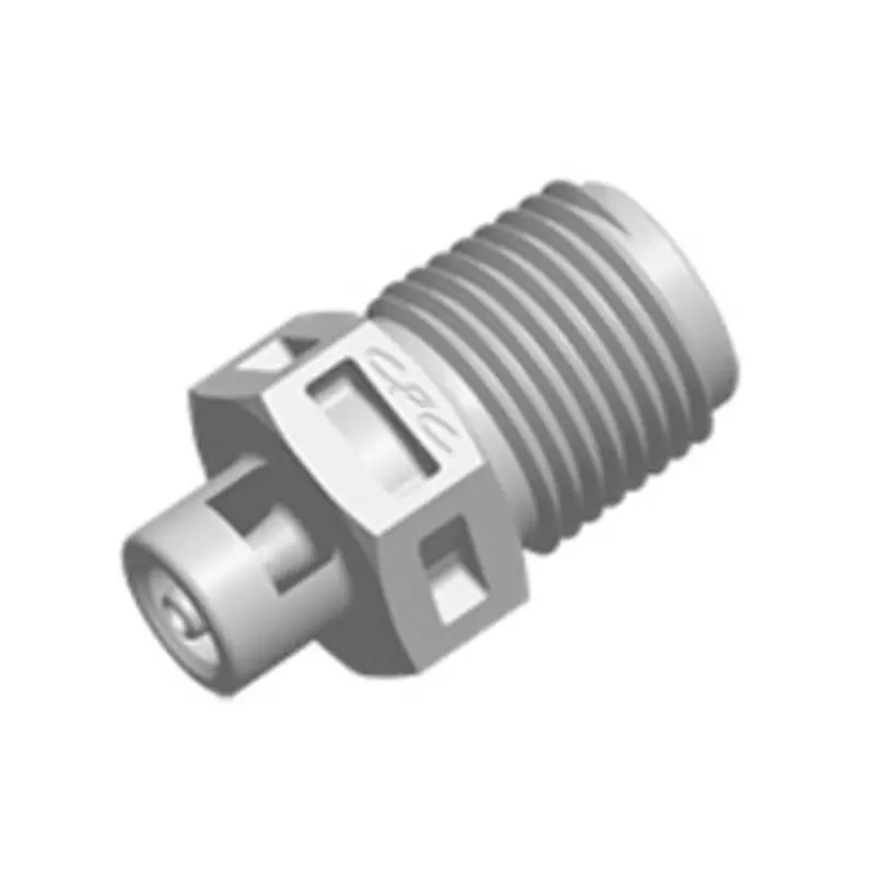 Fitquik Pvdf Straight Fitting – 1/8" Npt To 1/16" Id Barb (Kynar®) 1