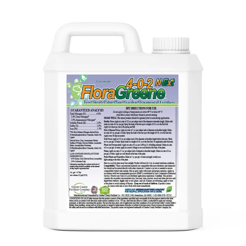 Floragreene 4-0-2 Organic-Based Green-Up Formula – 2.5 Gallon (Build-A-Box) 1