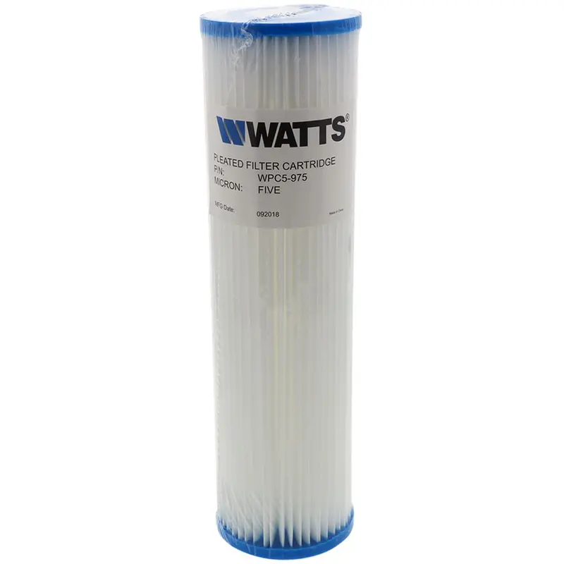 Flow-Max Pleated Polypropylene Filter Cartridge — 9.75" X 2.75", 5 Micron 1