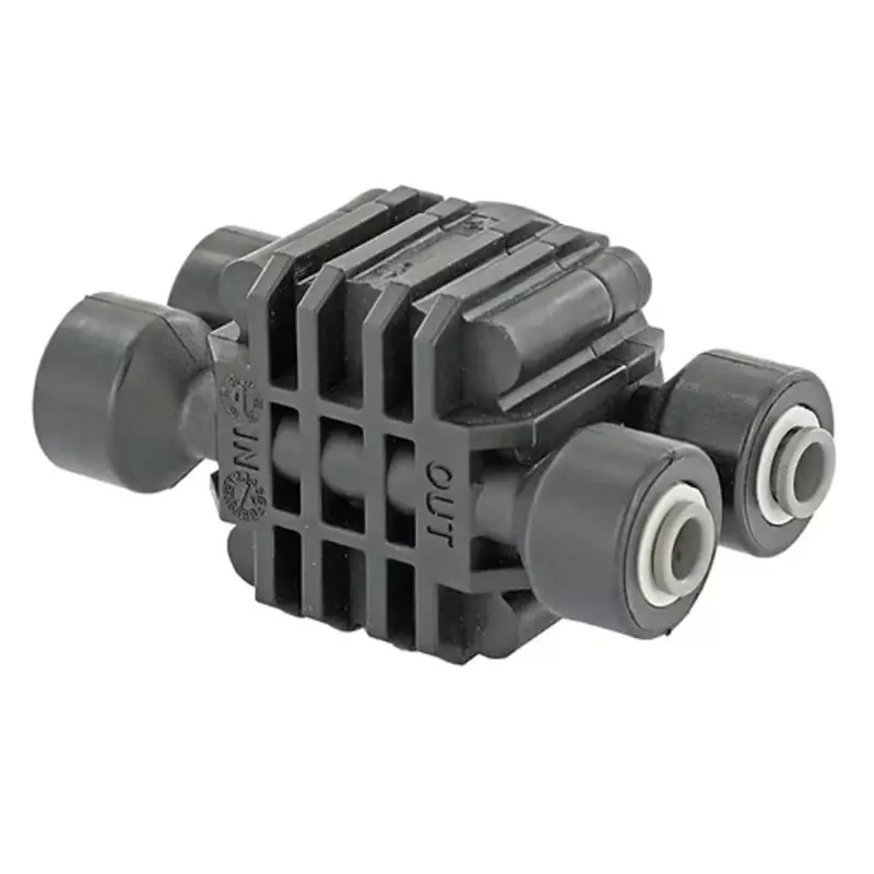 Flowmatic S3000H Automatic Shut-Off Valve – 4-Port, 1/4-Inch Quick-Connect Fitting 1