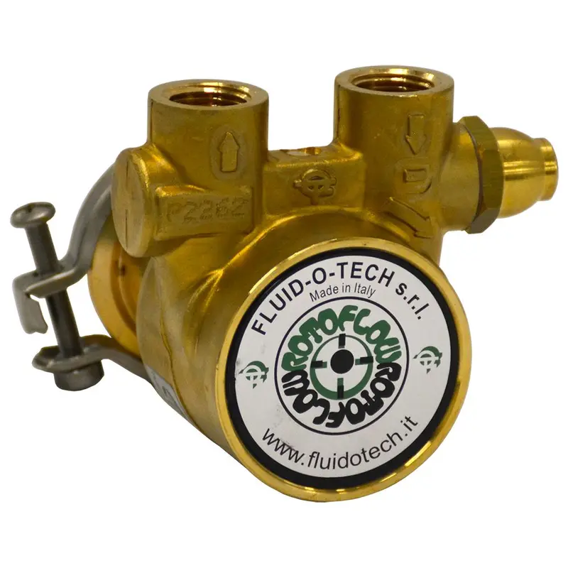 Fluid-O-Tech Lead-Free Brass Rotary Vane Pump – 105 Gph, 3/8" Npt 1