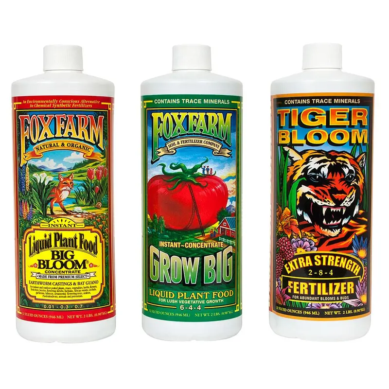 Foxfarm Liquid Nutrient Trio For Hydroponics – Ph-Balanced Growth, Bloom & Micro Formula 1