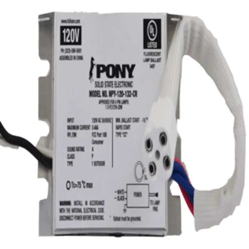 Fulham Pony Npy-120-132-Cr Electronic Uv Ballast 1