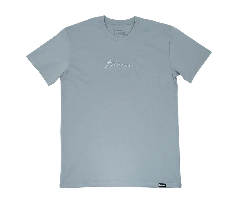 Futures Cursive Script Logo T-Shirt 1
