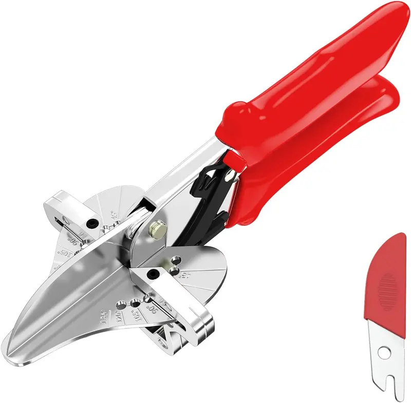 Gartol Effortless Ratchet Miter Shear – 45°–135° Trim Cutter For Shoe Moulding & Crafting 1