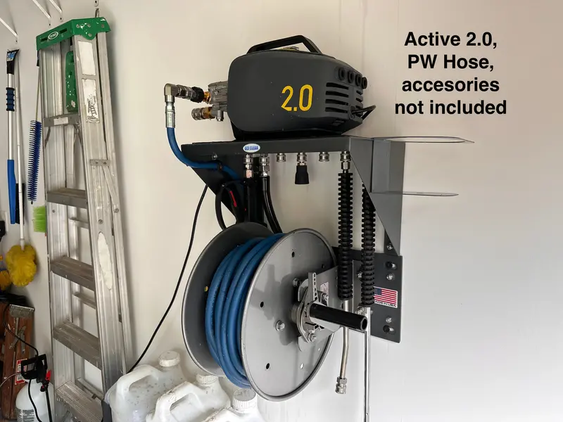 Gci Clean Shelf With Integrated Hose Reel 1