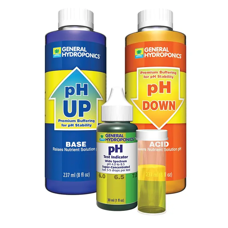 General Hydroponics Ph Control Kit – Includes Ph Up, Ph Down, And Calibration Solutions 1