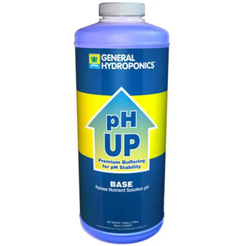General Hydroponics Ph Up Solution – Liquid Adjuster, Quart Size 1