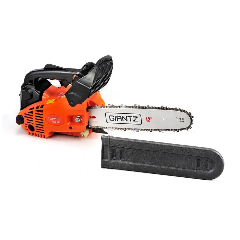 Giantz 25Cc Professional Petrol Chainsaw – Compact Orange & Black Cutting Tool 1