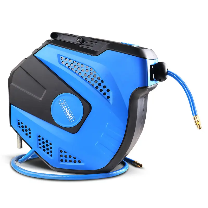 Giantz 30-Meter Heavy-Duty Retractable Air Hose Reel 1