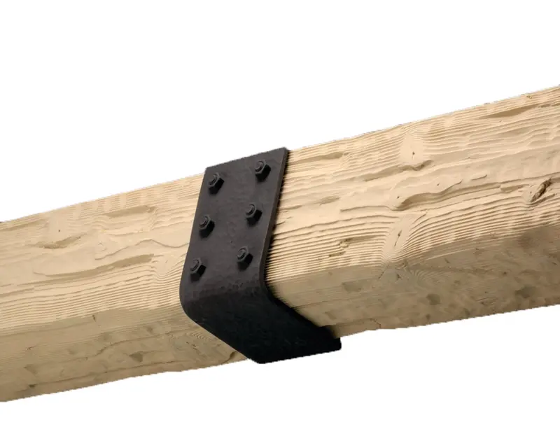 Hammered Metal Beam Strap Set (2-Pack) 1