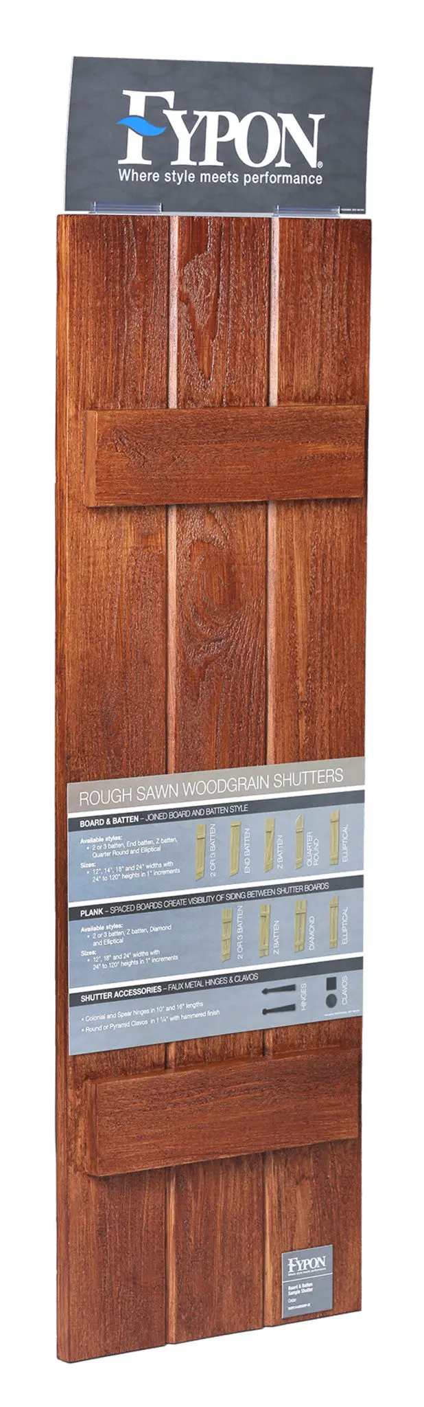 Hand-Hewn Beam And Shutter Kit – Coffee Bean & Cedar Stains 1