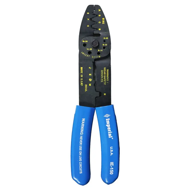 Imperial Ie-150 Multi-Function Crimper Tool For Fittings & Tubing 1