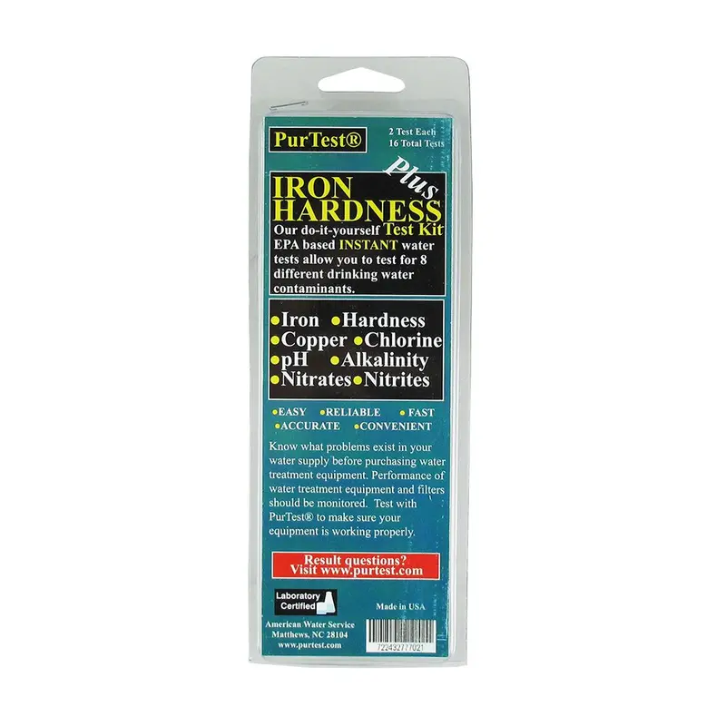 Iron Hardness Plus Water Testing Kit 1